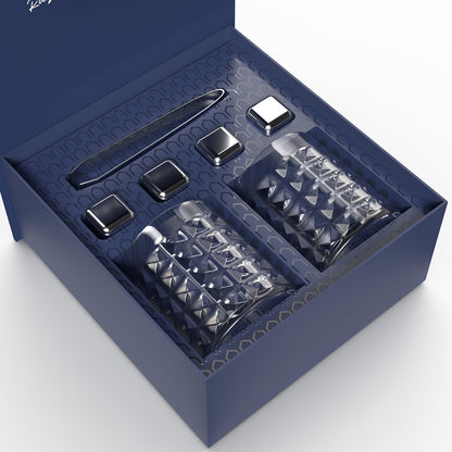 SAKI | Whiskey glass and stone set ( With Gift Box )